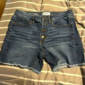 Button fly jean shorts Sonoma size 8
